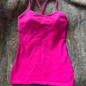 Lululemon Athletica Pink Fitted Tank